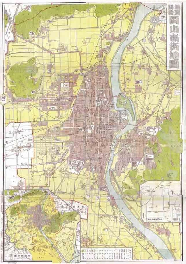 昭和17年岡山市街地図5